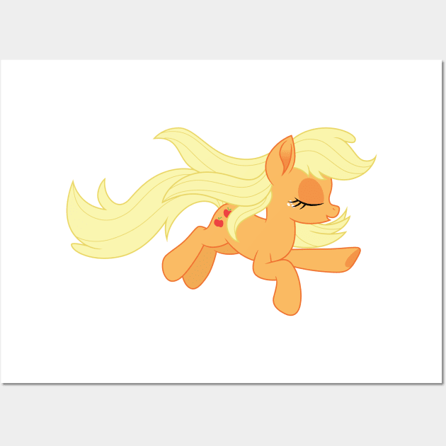 Fearless Applejack Wall Art by CloudyGlow